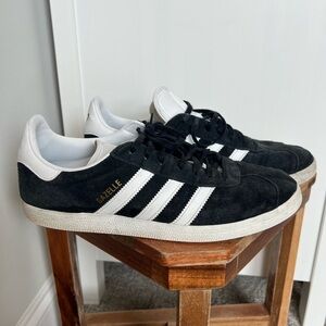 Adidas Gazelle Black Suede Sneakers